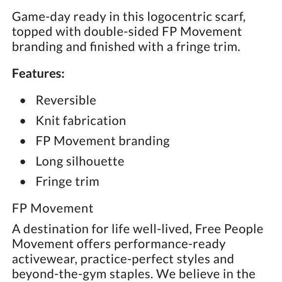 Free People Big League Reversible Scarf - Picture 6 of 7